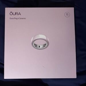 Oura Ring 4 in Petal Pink sz 11